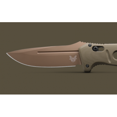 Нож складной BENCHMADE Auto Adamas, G-10 OD Green, Cru-Wear клинок P 9,7 см