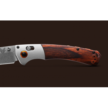 Нож складной BENCHMADE Crooked River, Wood, S30V клинок P 10,2 см