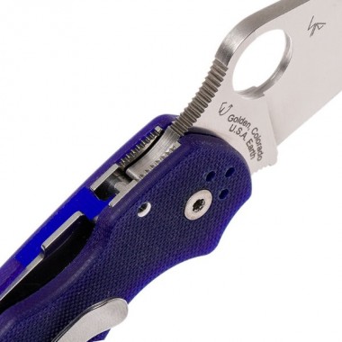 Нож складной SPYDERCO Para 3 CPM S110V G-10 Dark Blue