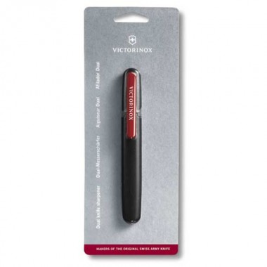 Точилка для пероч.ножей Victorinox Dual-Knife (4.3323) 140 мм черный/красный блистер