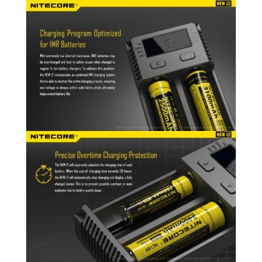 Зарядное устройство NITECORE New i2 18650/16340 (2x батареи)