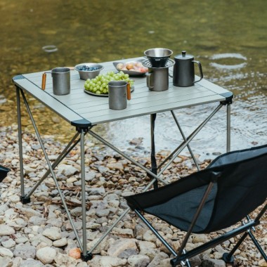 Стол складной NATUREHIKE Yamami L03 L, 69x69см, 3 кг, зеленый