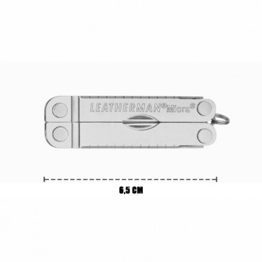 Мультитул LEATHERMAN Micra Slate, 10 инстр, 6,5см