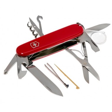 Нож перочинный Victorinox Explorer (1.6703) 91 мм, 16 функций, красный 