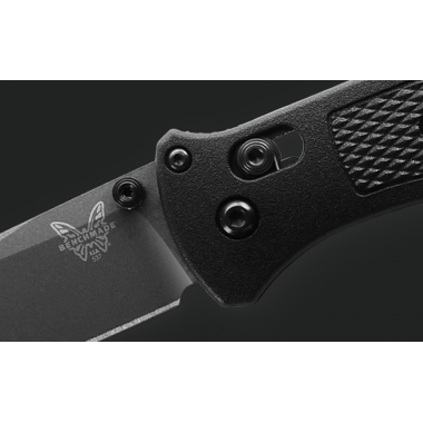 Нож складной BENCHMADE Bailout, Grivory Black, 3V клинок черн. P 8,6 см
