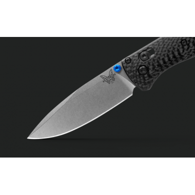 Нож складной BENCHMADE Bugout, Carbon Black, S90V клинок P 8,2 см