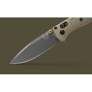 Нож складной BENCHMADE Bugout, Grivory Ranger Green, S30V клинок черн. P 8,2 см
