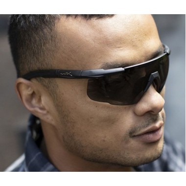 Очки защитные Wiley X Saber Advaced (Frame: Matte Black, Lens: Smoke Grey)