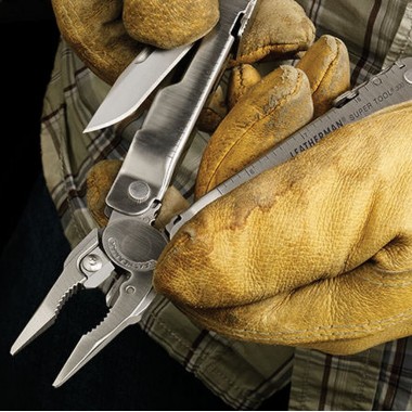 Мультитул LEATHERMAN Super Tool 300 Stainless, 19 инстр, 11,5см, чехол нейлон