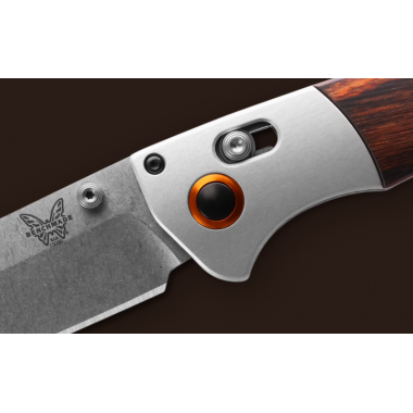 Нож складной BENCHMADE Crooked River, Wood, S30V клинок P 10,2 см