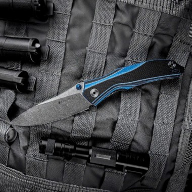 Нож складной Real Steel E802 Horus Blackblue