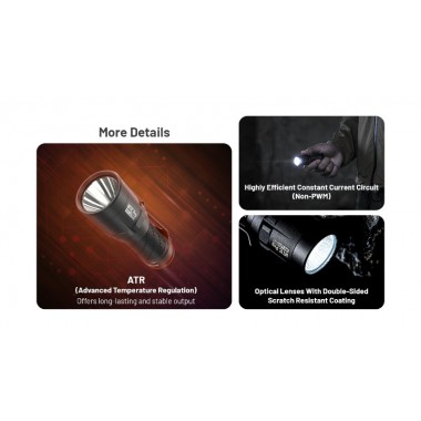 Фонарь NITECORE MT1C Pro (NiteLabUHi20, 1000 люмен, 360 метров, 16 часов, 18350)