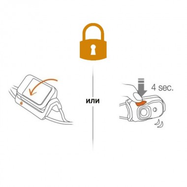 Фонарь налобный Petzl Bindi 200лм, оранжевый