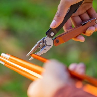 Мультитул LEATHERMAN Rebar Burnt Sienna, 17 инстр, 10,16см, чехол нейлон