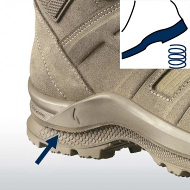 БОТИНКИ HAIX BLACK EAGLE ATHLETIC 2.0 V T HIGH/DESERT SIDEZIPPER