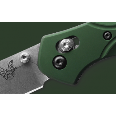 Нож складной BENCHMADE Osborne, Aluminum Green, S30V клинок P 8,6 см