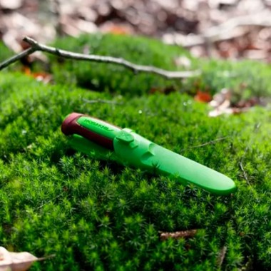 НОЖ MORAKNIV BASIC 511 (C), 2024, Ivy Green/Dala Red