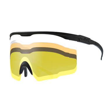 Очки защитные Wiley X Saber Advanced (Frame: Matte Black, Lens: Clear Grey Rust)