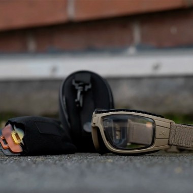 Очки защитные Wiley X WX Lynx (Frame: Matte Tan, Lens: Grey + Clear)